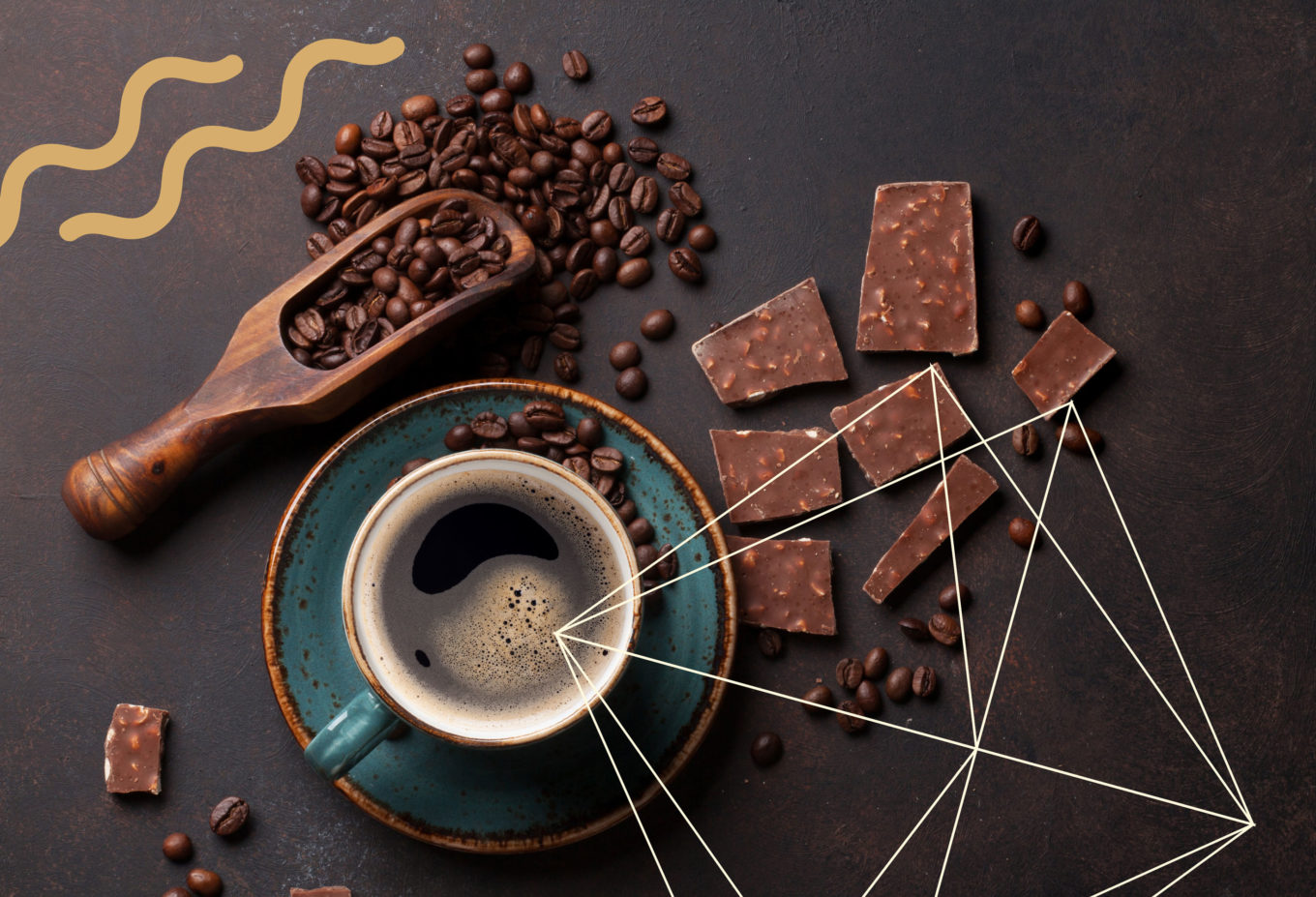 Coffee and chocolate, a perfect match